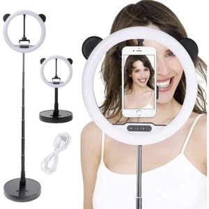 Mai Selfie Ringlicht 11 Zoll mit Ständer Handyhalter Dimmen verstellbar 3 Farben - Bild 1 von 12