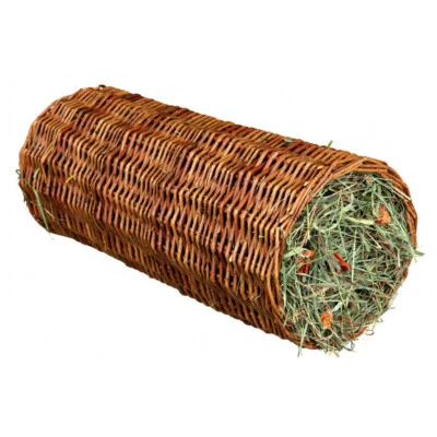 Trixie Natur-Snack Weidentunnel mit Heu, ø 15 x 33 cm, UVP 16,99 EUR, NEU - Bild 1 von 2