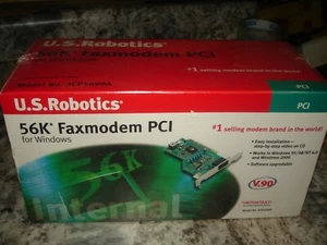 New Genuine US Robotics 3CP5699A Computer faxmodem PCI Brand New Sealed Bin 961 - Picture 1 of 4