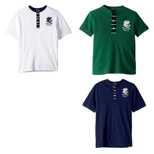 Polo Ralph Lauren Boys' Mesh Henley Shirt - Picture 1 of 2