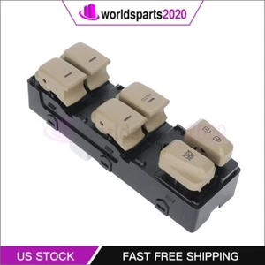 Window Switch Compatible with Hyundai Sonata 2011-2015 Front Left Driver Side - Imagen 1 de 10