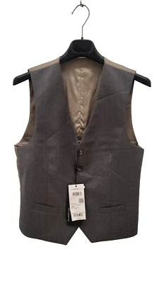 J.LINDEBERG talla 44 EUR (XS?) TRAJE CHALECO LANA ESMOQUIN NEGOCIOS FORMAL LUJO GRIS Foto 1 de 4