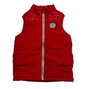 Osh Kosh B’gosh Kids Red Puffer Zip Up Vest ~ Pockets ~ Size 5 Boys - Picture 1 of 8