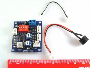 Temperatursensor Alarm und Drehzahlregler Platine für 12V PWM Lüfter OM0286A - Bild 1 von 4