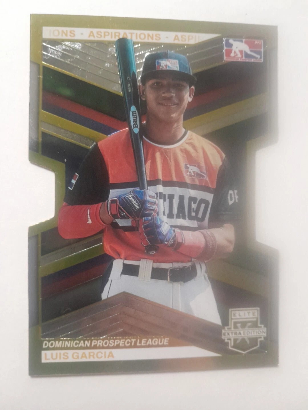 2023 Panini Elite Extra Edition Gold  /24 Die Cut Luis Garcia Aspirations #193