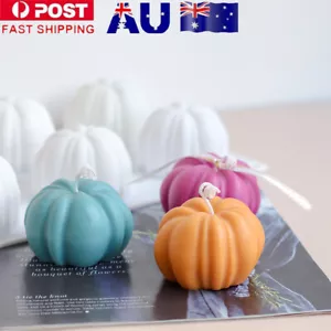 3D Mini Pumpkin Candle Silicone Mold Handcraft Mould Halloween Home Decoration - Picture 1 of 5