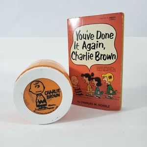 Barattolo Thermos Isolante Vintage 1969 Arachidi Charlie Brown E L'hai fatto di nuovo - Foto 1 di 5