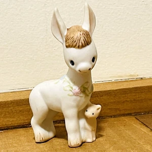 Mary Hamilton Donkey Faithful 1981 Nativity 3" Porcelain Figure Hallmark Stable - Picture 1 of 6