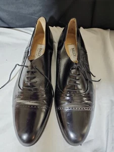 Bally Maestro Black Oxfords. 12D - Picture 1 of 8