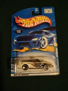 2001 Hot Wheels '96 Mustang #114 Mattel 3SP Wheels 50644 Malaysia White - Picture 1 of 5