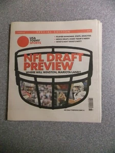 L#930 2016 USA Today Sports magazine- NFL Draft preview, Derrick Henry, EX-MT - Picture 1 of 3