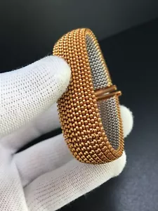 ARMIS/BRACELET WATCH TIPO FIXOFLEX 20MM BAÑO DE ORO ROSA "VINTAGE 1960-1970" - Imagen 1 de 6
