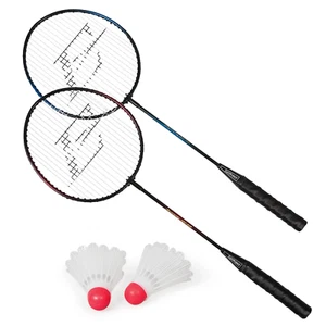 2 Player Badminton Racket Set; Contains 2 Rackets with Tempere - Picture 1 of 6