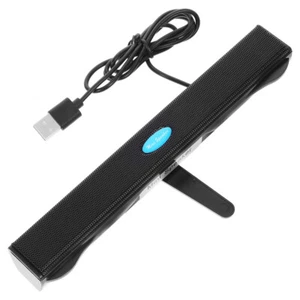 USB 2.0 Sound Bar Mini Subwoof Notebook Speaker Soundbar Surround Sound - Picture 1 of 12