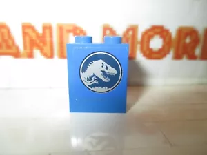 Lego - 1x Panel 1x2x2 Jurassic World Logo Pattern 75916 87552pb026 - Imagen 1 de 1