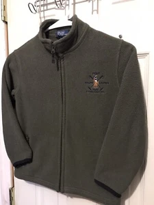 Ralph Lauren Polo Fleece Boys Kids Jacket Size 6 Color Hunter Green - Picture 1 of 7