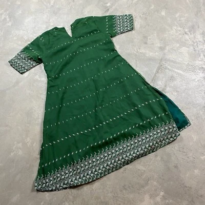 Vestido Campesino Blanco Cottagecore Bordado Floral Hippie Años 70 80 De Colección M Midi Foto 1 de 4