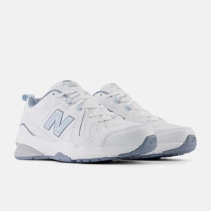 Zapatillas deportivas New Balance 608V5 8,5 blancas para caminar cómodas acolchadas - Imagen 1 de 8