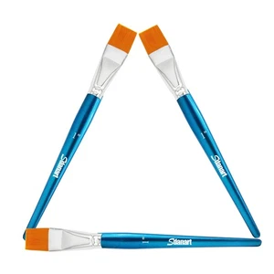 Sdanart 1 inch Flat Paint Brushes for Acrylic Painting，3 PCS Large Acrylic P... - Picture 1 of 7