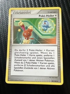 Pokemon Poké-Heiler + 90/100 Sturmtief Deutsch Uncommon 2009 Sammelkart Healer - Bild 1 von 2