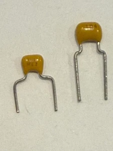 0.1uF .1MFD 50V Radial Capacitor Code 104 K5M -  Lot of 5 - Picture 1 of 1