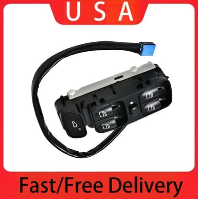 Interruptor ventana puerta delantera izquierda mercedes-benz c240 c320 2002-2005 2,6 l 3,2 l v6 Foto 1 de 4