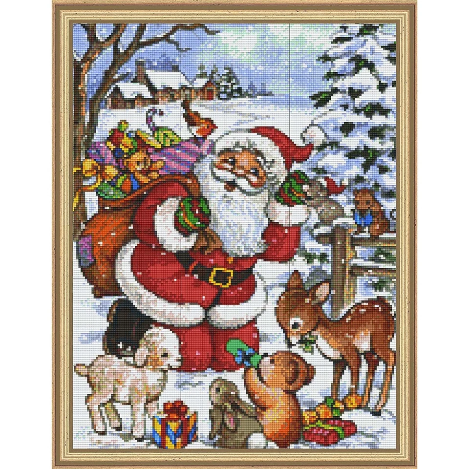 PixelHobby Santa & Friends Mosaic Art Kit - Image 1 of 1