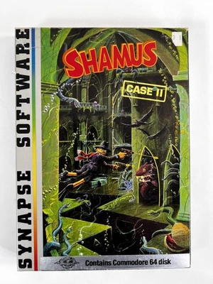 Vintage 1983 Shamus: Case II Commodore 64 C64 5.25 Disk Manual Synapse Software - Image 1 of 4