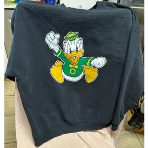 Sudadera De Colección Oregon Ducks Donald Duck Azul 84 Talla 2XL  - Imagen 1 de 3