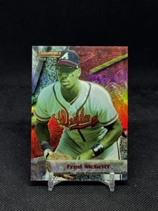 1994 1st FIRST Bowman's Best RED REFRACTOR #15 Fred McGriff HOF RARE PARALLEL - Bild 1 von 2