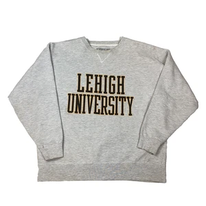 Sudadera gris algodón grande vintage Lehigh University Gear for Sports talla XL - Imagen 1 de 13