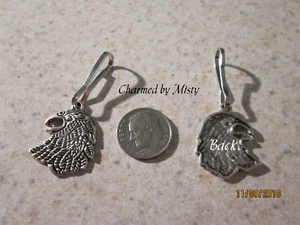 NUEVO EAGLE HALCÓN CABEZA CREMALLERA TIRAR MONEDERO ENCANTO #71 CLIP-ON METAL COLLAR PERRO - Imagen 1 de 3