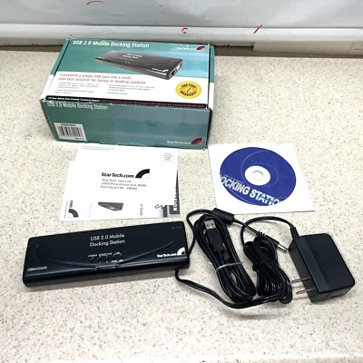 STAR TECHUSB 2.0 MOBILE DOCKING STATION MULTI-iNTERFACE SOLUTION FOR LAPTOP / PC - Image 1 of 4