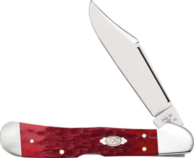 Case Cutlery Copperlock Dark Red Jigged Folding Carbon Steel Pocket Knife 31946 - Image 1 of 2