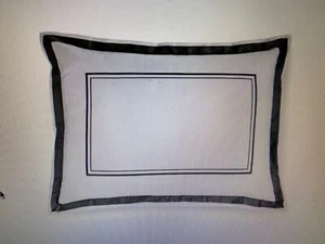 Hotel Collection Coordinated Basics Embroidered Frame Sham 2 Standar Cotton $170 - Picture 1 of 2