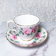 Royal Victoria Elegant Tea Cup & Saucer Set Vintage Bone China England EST 1801