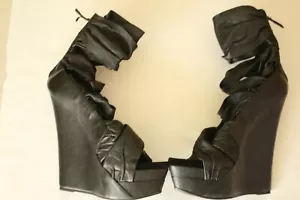 GIVENCHY WEDGE SANDALS SIZE 41/ US10 - Picture 1 of 12