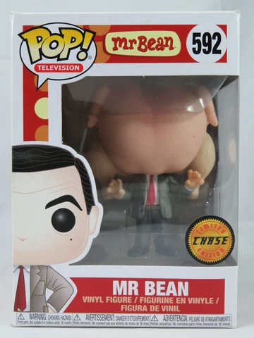 Television Funko Pop - Mr. Bean (Chase) - Mr. Bean - No. 592 - Free Protector Cover
