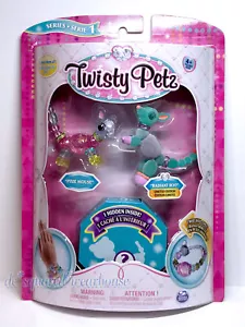 Twisty Petz 3 Pack Pixie Mouse Radiant Roo + 1 Mystery Pet Series 1 Bracelet Set - Picture 1 of 2