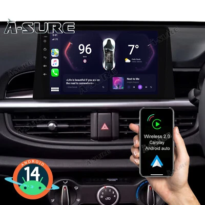 Für Kia Picanto Ja 2017-2023 2G+64G Android 14 Autoradio Carplay WiFi GPS Navi - Bild 1 von 4