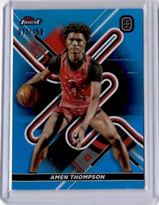 2022-23 Topps Finest OTE - #34 Amen Thompson Rookie Numbered #'d /150 (RC) - Picture 1 of 2