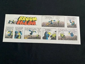 #Q05 BROOM-HILDA por Russell Myers Lote de 20 Tiras de Cuarto de Página Domingo 1980 - Imagen 1 de 20