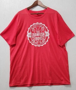 "2022 CRAWFISH BOIL CHANDLER ARIZONA"" Para Hombre Talla 2XL Camiseta Roja de Lienzo (56) - Imagen 1 de 7