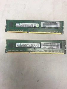 8GB 2x4GB Samsung Lenovo DDR3 PC3-12800U 03T6566 Desktop Memory - Picture 1 of 4