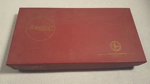 VTG Scrabble Game 100 Letter Tiles, Wooden Holders and Word Guide Book -SelRight - Picture 1 of 8