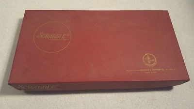 VTG Scrabble Game 100 Letter Tiles, Wooden Holders and Word Guide Book -SelRight - Image 1 of 4