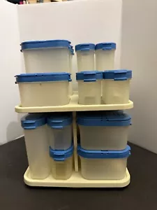 Vintage Tupperware Carousel Modular Mates Spice Rack with 22 Spice Container - Picture 1 of 8