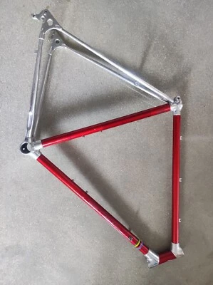 Cuadro de bicicleta de carretera Guerciotti Alan Tourist taco dañado talla 54, sin horquilla Foto 1 de 4