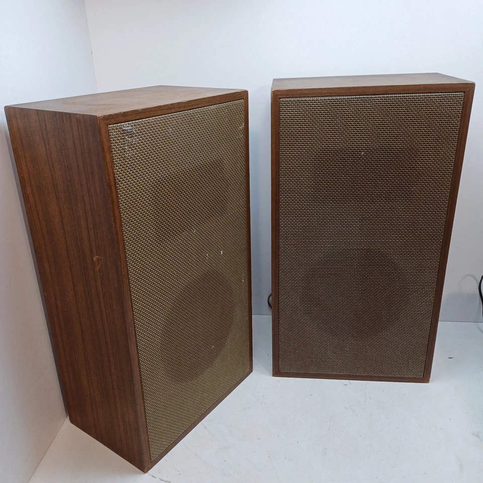 Telefunken Hi-Fi Klangbox WB 60 Speakers TESTED 4 Ohm 15 Watt Vintage + VIDEO - Immagine 1 di 4