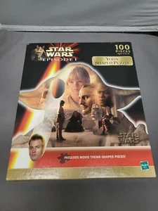 STAR WARS Episode 1 Yoda Shaped 100 Piece Jigsaw Puzzle - Picture 1 of 2